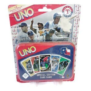Vintage UNO MLB Major League Baseball Texas Rangers Special Ed. Card Game New